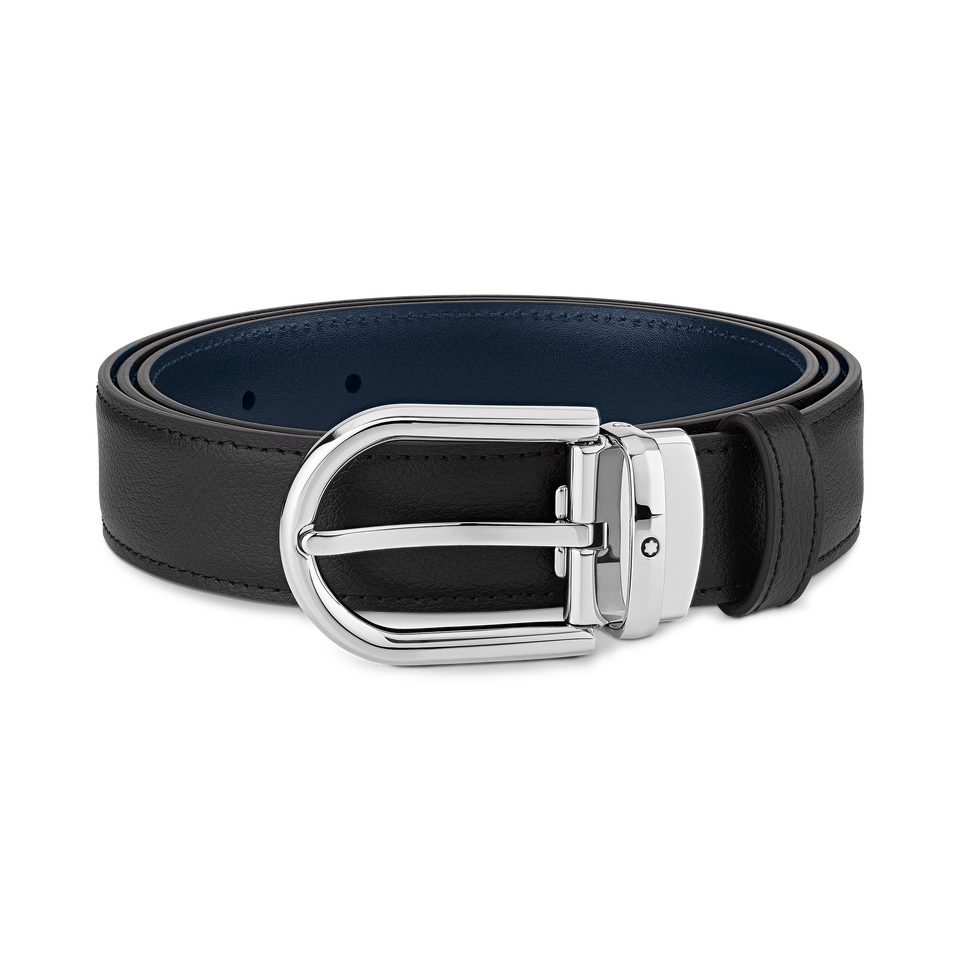 Horseshoe 30&nbsp;mm Reversible Belt in Leather - 3