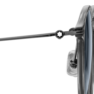 Round Sunglasses with Grey Coloured Injected Frame