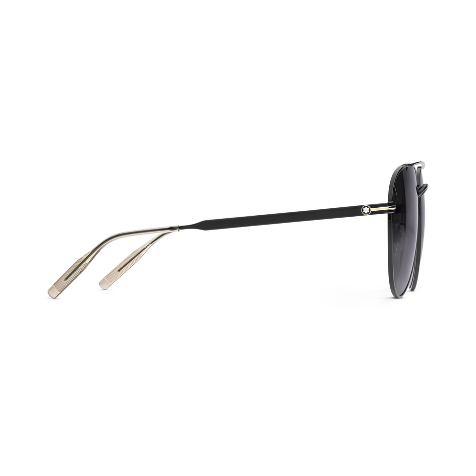 Squared Sunglasses with Black Colored Metal Frame - 4