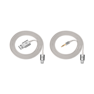 Gray Cable Set for Montblanc MB 01 Headphones