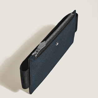 Sartorial 2-Pen Pouch with Zip & Elastic Strap