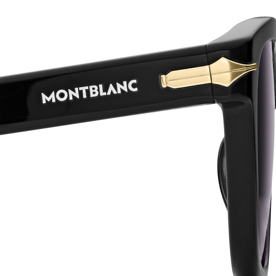 Squared Sunglasses with Black Coloured Acetate Frame (S) - 1