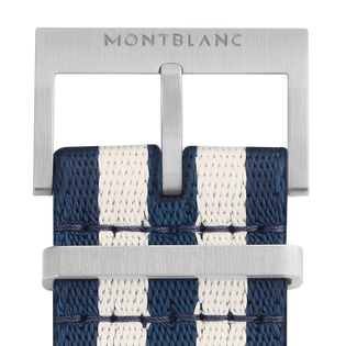 Blue & White Nylon Strap