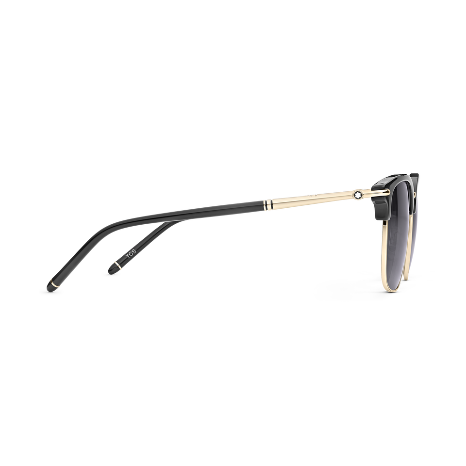 Rectangular Sunglasses with Black Colored Injected Frame (M) - 3