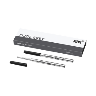 2 Ballpoint refills, cool grey (M)